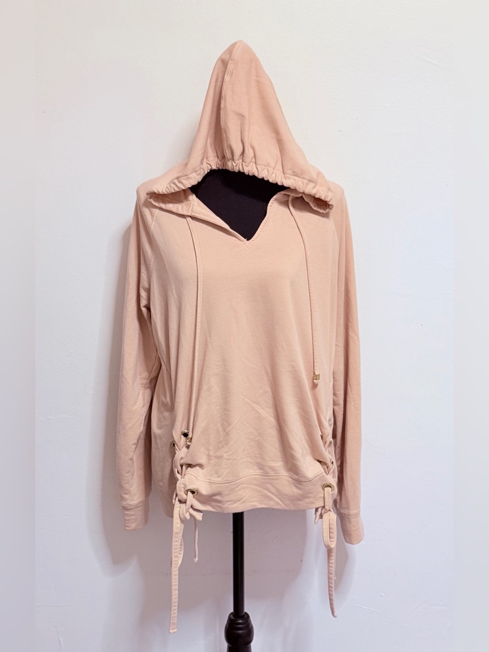 Michael Kors Hooded Pullover in Pink Size Large L
